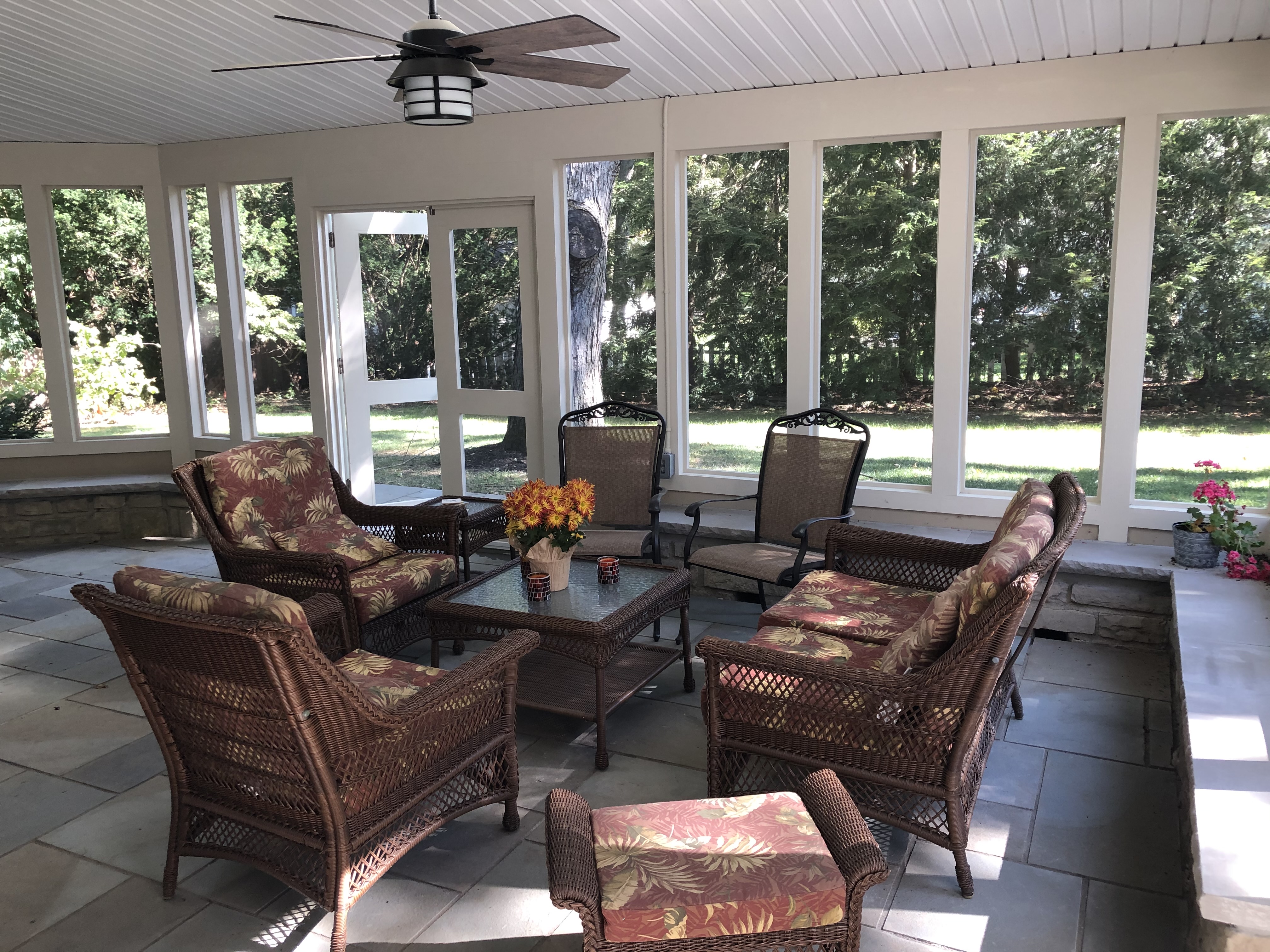 screeened versus open porch